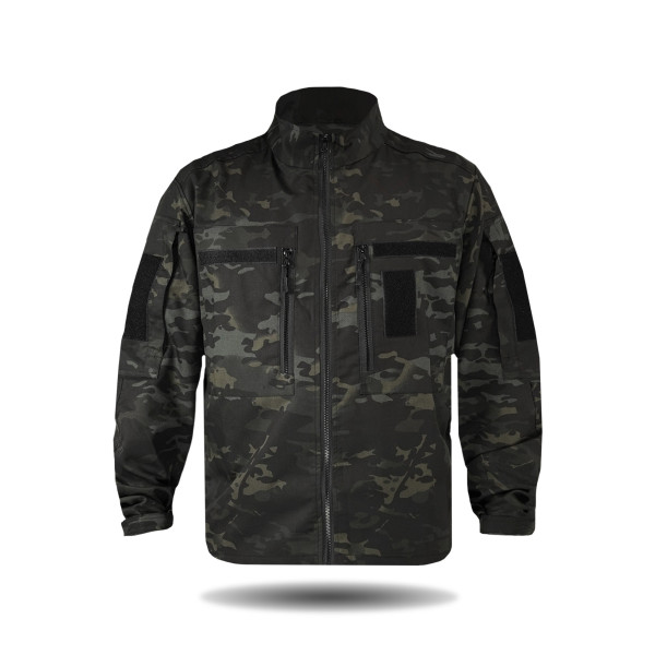 Китель Twill FS черный мультикам-3XL