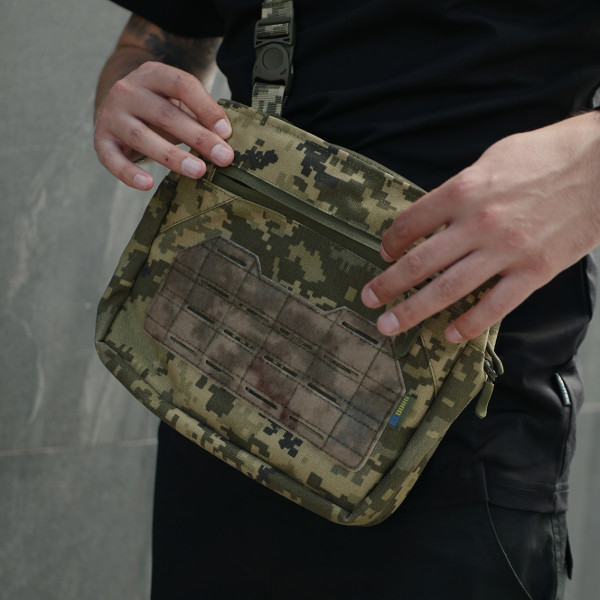 Смарт-сумка через плечо Kiborg Tactic city bag Пиксель
