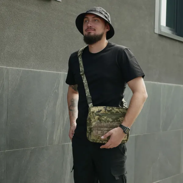 Смарт-сумка через плечо Kiborg Tactic city bag Пиксель