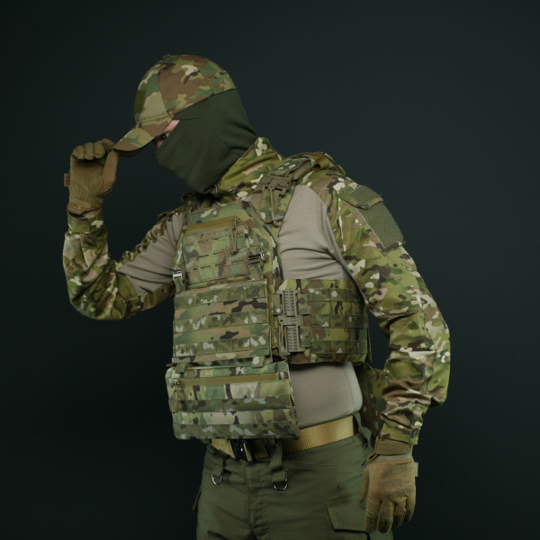 Защита живота Gen.2 с баллистической защитой 1 класс Militex Cordura original USA Мультикам