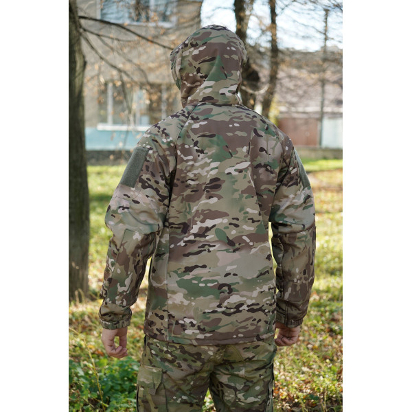 Куртка Windproof Softshell ветрозащитная, водостойкая, флис 320 г/м²