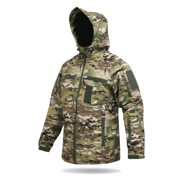 Куртка Windproof Softshell ветрозащитная, водостойкая, флис 320 г/м²