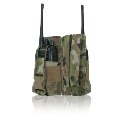 Усиленный подсумок под рацию Militex Cordura original USA Мультикам с NIR-пропиткой