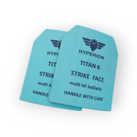 Комплект титано-керамических бронеплит Hyperion 6 класса по ДСТУ (25×30 см, 3,3 кг/плита)