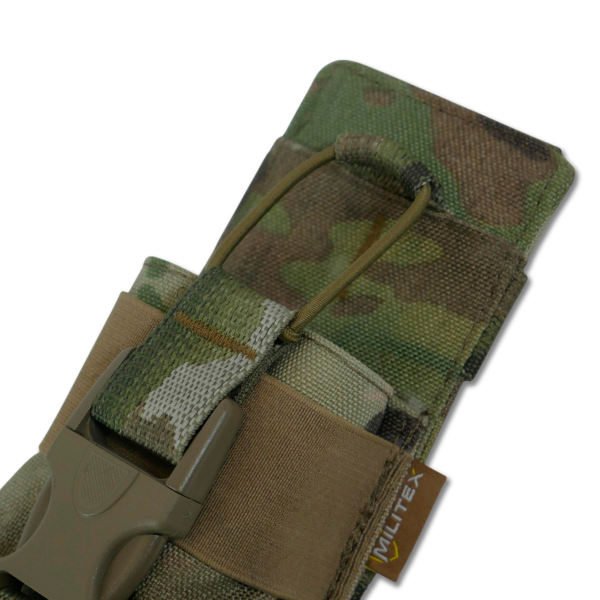 Усиленный подсумок под рацию Militex Cordura original USA Мультикам с NIR-пропиткой Усиленный подсумок под рацию Militex Cordura original USA Мультикам с NIR-пропиткой