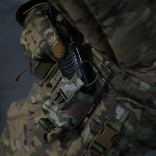 Усиленный подсумок под рацию Militex Cordura original USA Мультикам с NIR-пропиткой Усиленный подсумок под рацию Militex Cordura original USA Мультикам с NIR-пропиткой