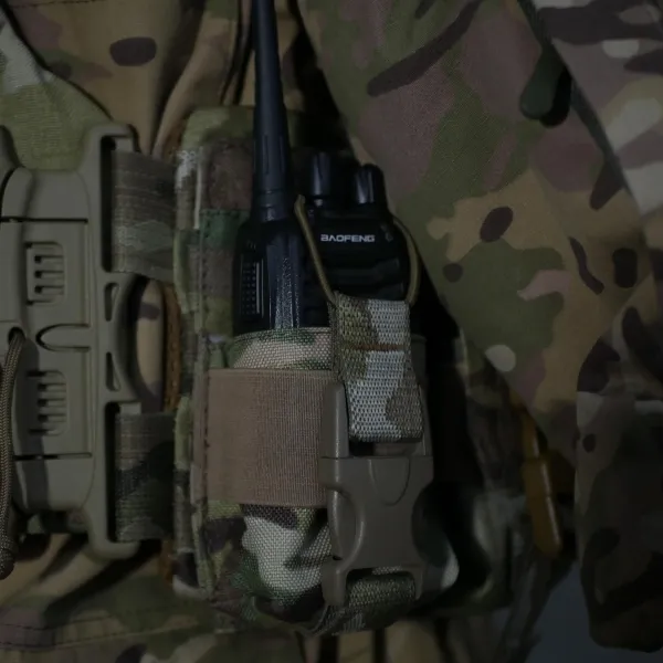 Усиленный подсумок под рацию Militex Cordura original USA Мультикам с NIR-пропиткой