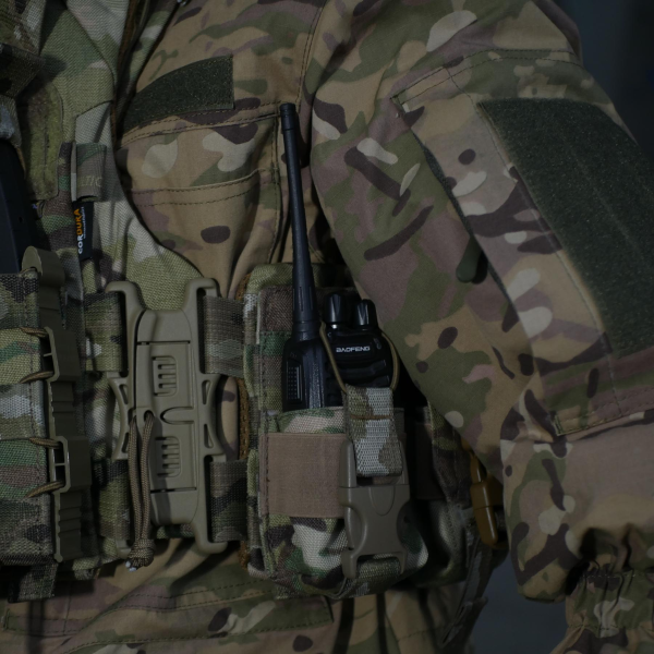 Усиленный подсумок под рацию Militex Cordura original USA Мультикам с NIR-пропиткой Усиленный подсумок под рацию Militex Cordura original USA Мультикам с NIR-пропиткой