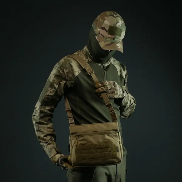 Смарт-сумка через плечо Kiborg Tactic city bag Койот