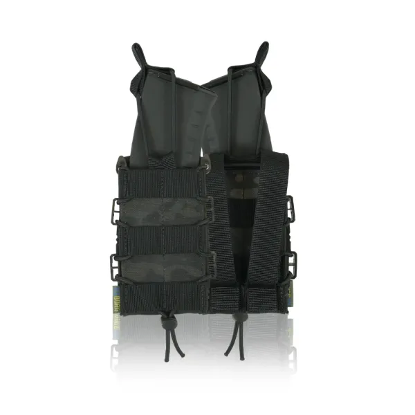 Усиленный подсумок Kiborg GU Single Mag Pouch Черный мультикам