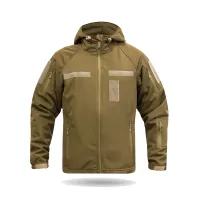 Куртка Windproof Softshell ветрозащитная (койот), водостойкая, флис 320 г/м² Куртка Windproof Softshell ветрозащитная (койот), водостойкая, флис 320 г/м²