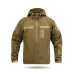 Куртка Windproof Softshell ветрозащитная (койот), водостойкая, флис 320 г/м²