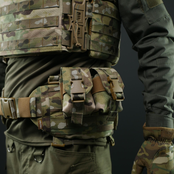 Подсумок для 2 гранат Militex Cordura original USA Мультикам