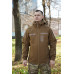 Куртка Windproof Softshell ветрозащитная (койот), водостойкая, флис 320 г/м²