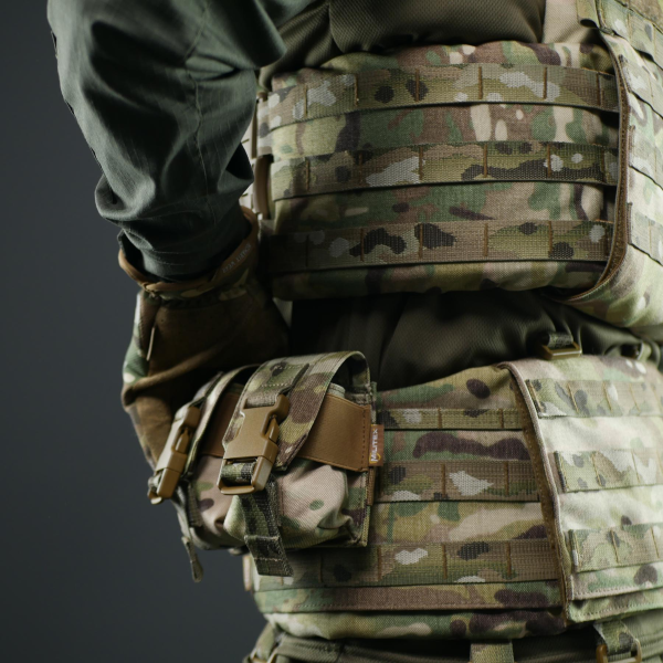 Подсумок для 2 гранат Militex Cordura original USA Мультикам