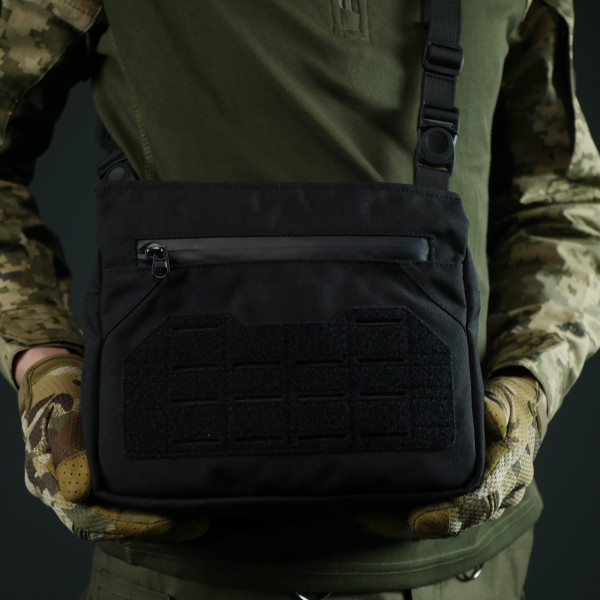 Смарт-сумка через плечо Kiborg Tactic city bag Черная