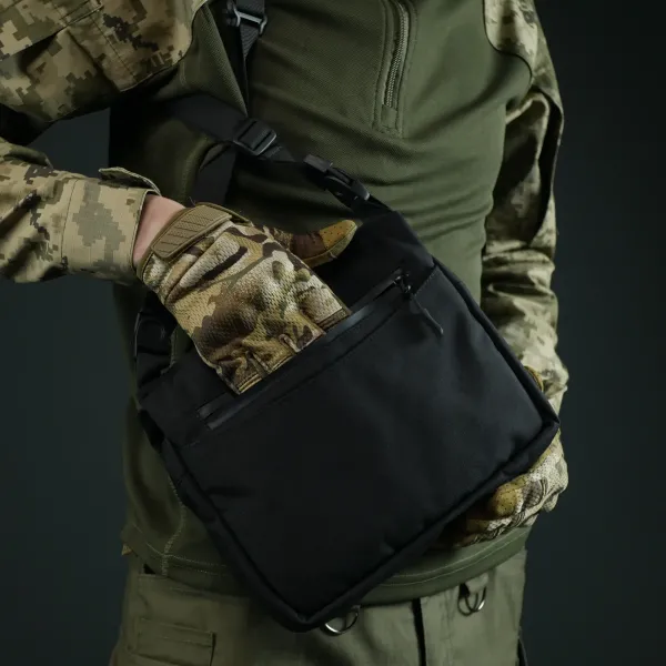 Смарт-сумка через плечо Kiborg Tactic city bag Черная