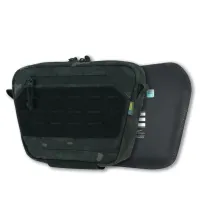 Сумка-напашник XL Kiborg с баллистической защитой 2 класс Militex Черный Мультикам