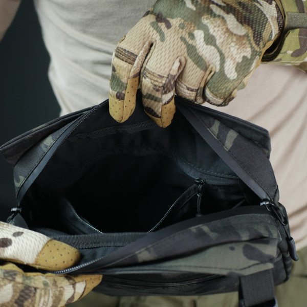 Смарт-сумка через плечо Militex Tactic city bag Cordura original USAЧерный Мультикам