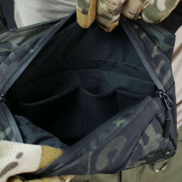 Смарт-сумка через плечо Militex Tactic city bag Cordura original USAЧерный Мультикам
