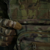 Комплект (захист живота + сумка) Militex Cordura original USA Мультикам розмір (M)