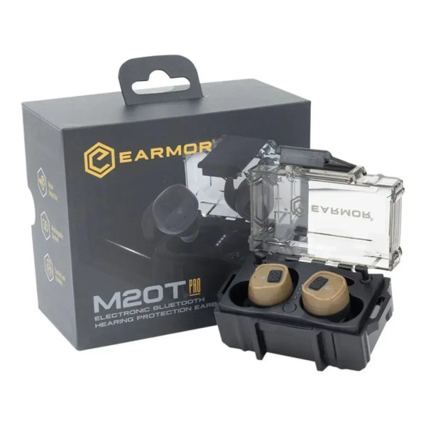 Активные защитные наушники-беруши Earmor M20T Pro Bluetooth — Койот