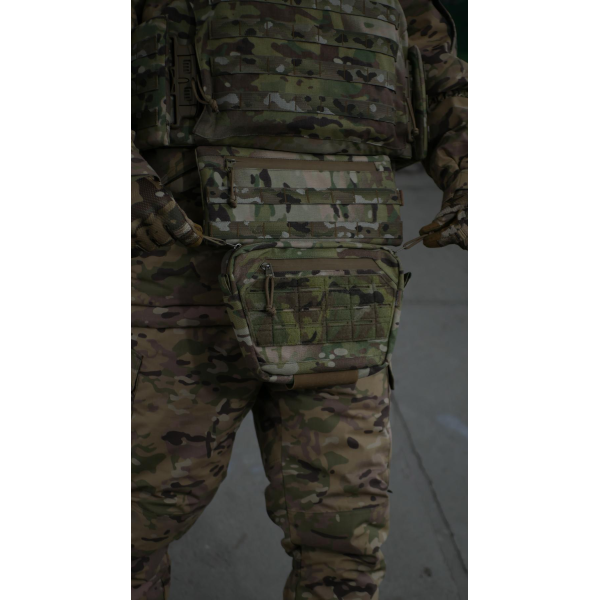 Сумка-напашник XL Militex Cordura original USA Мультикам с NIR-пропиткой