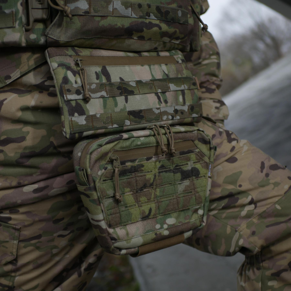 Сумка-напашник XL Militex Cordura original USA Мультикам с NIR-пропиткой