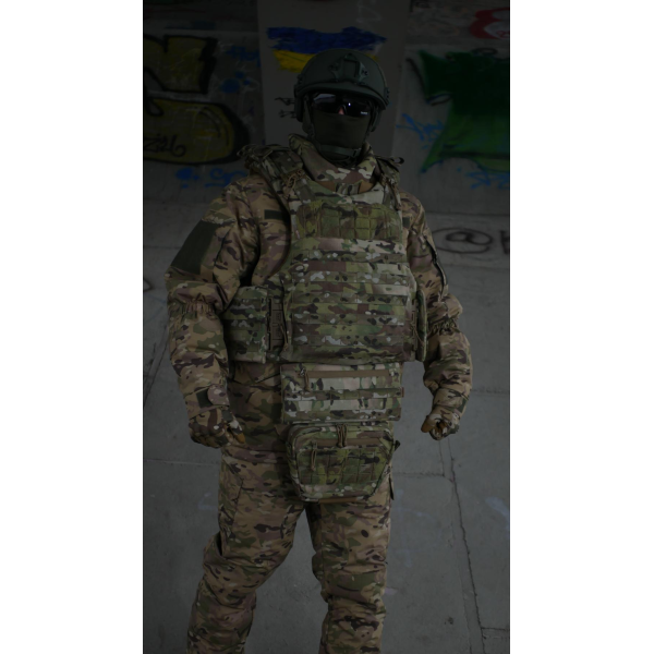 Сумка-напашник XL Militex Cordura original USA Мультикам с NIR-пропиткой