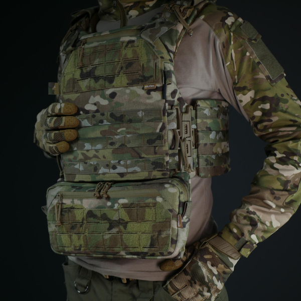 Подсумок под защиту живота Militex Мультикам с Cordura original USA (M) Подсумок под защиту живота Militex Мультикам с Cordura original USA (M)