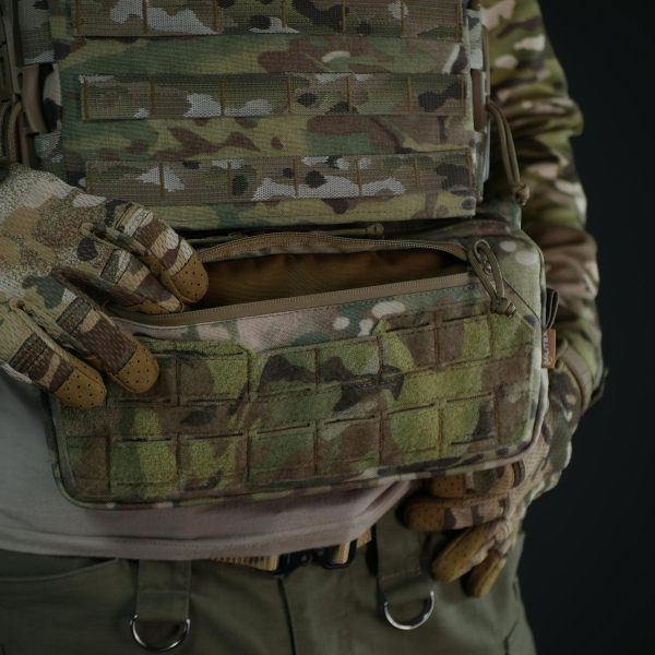 Подсумок под защиту живота Militex Мультикам с Cordura original USA (M) Подсумок под защиту живота Militex Мультикам с Cordura original USA (M)