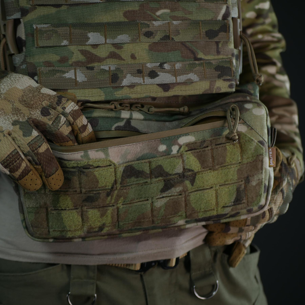 Подсумок под защиту живота Militex Мультикам с Cordura original USA (M) Подсумок под защиту живота Militex Мультикам с Cordura original USA (M)