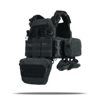 Комплект плитоноска Kiborg GU Gen.2 + 6 подсумков Черный Мультикам