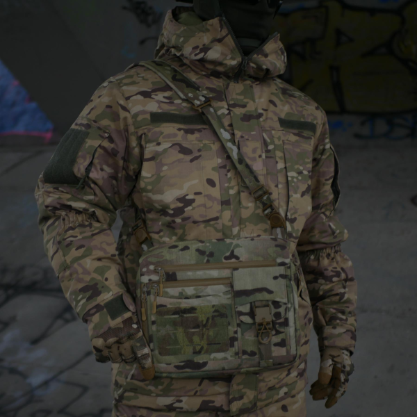 Смарт-сумка через плечо Militex Tactic сity Assistant  bag Cordura original USA Multicam XL