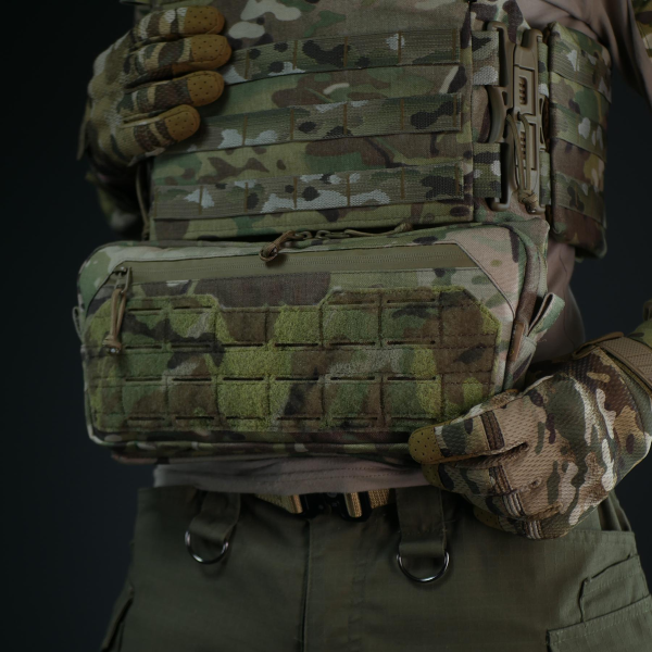 Подсумок под защиту живота Militex Мультикам с Cordura original USA (L) Подсумок под защиту живота Militex Мультикам с Cordura original USA (L)