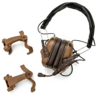 Активные наушники Earmor M32X PLUS с микрофоном, цвет Coyote Brown (2 типа креплений) Активные наушники Earmor M32X PLUS с микрофоном, цвет Coyote Brown (2 типа креплений)