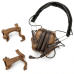 Активные наушники Earmor M32X PLUS с микрофоном, цвет Coyote Brown (2 типа креплений)