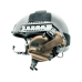 Активные наушники Earmor M32X PLUS с микрофоном, цвет Coyote Brown (2 типа креплений)