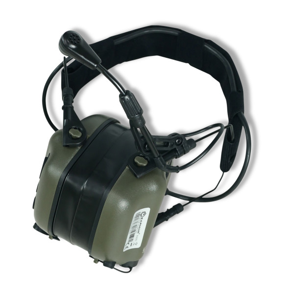 Наушники активные с гарнитурой Earmor M32X PLUS, олива