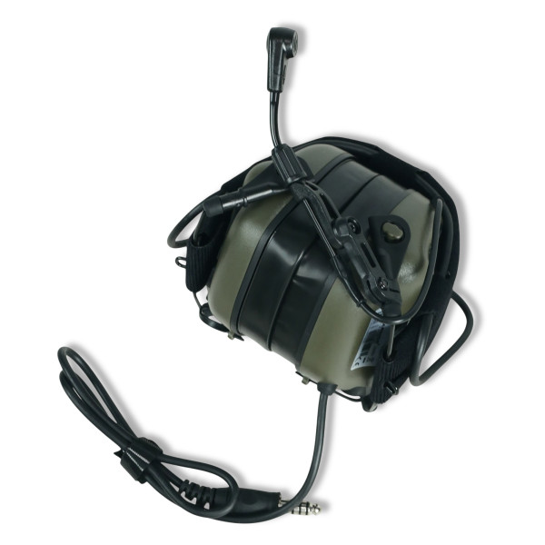 Наушники активные с гарнитурой Earmor M32X PLUS, олива