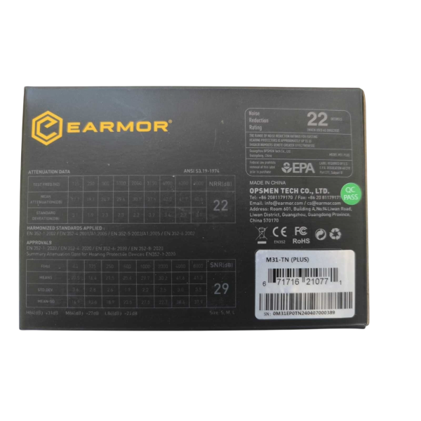 Тактические наушники EARMOR M31 PLUS Олива