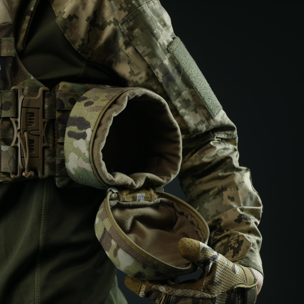 Подсумок Militex (M) для защиты наушников наушники Cordura original USA Мультикам