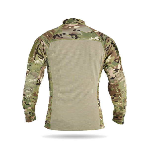 Тактическая боевая рубашка UBACS Tactical Series Long Sleeve с усиленными рукавами и велкропанелями