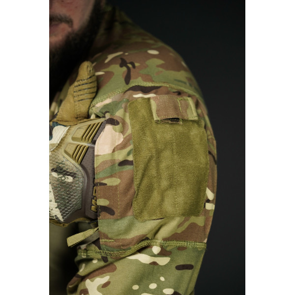 Тактическая боевая рубашка UBACS Tactical Series Long Sleeve с усиленными рукавами и велкропанелями
