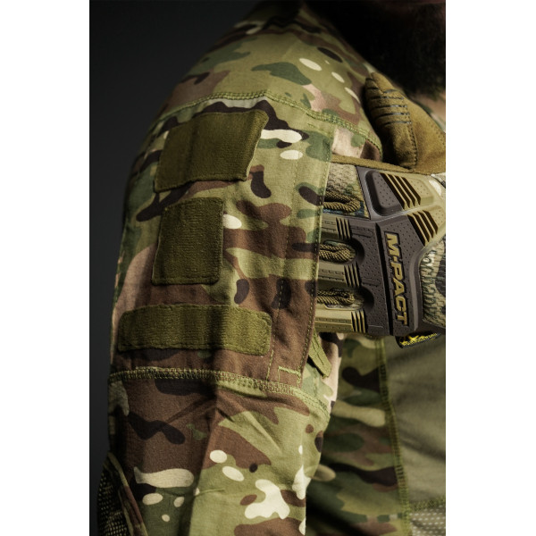 Тактическая боевая рубашка UBACS Tactical Series Long Sleeve с усиленными рукавами и велкропанелями
