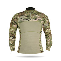 Тактическая боевая рубашка UBACS Tactical Series Long Sleeve с усиленными рукавами и велкропанелями