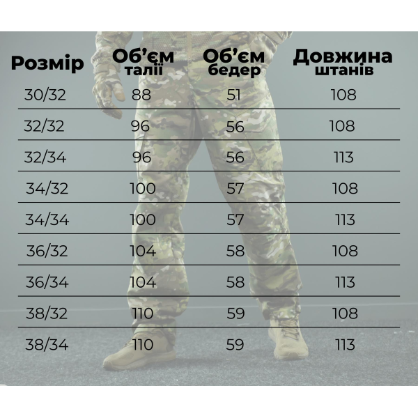 Тактические брюки койот Reinforced Рип-стоп
