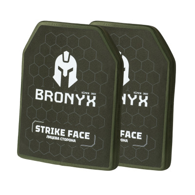 Бронеплиты CAP6-L (3.25 кг) (6 класс) BRONYX 260*330 (одна плоскость) 2шт Бронеплиты CAP6-L (3.25 кг) (6 класс) BRONYX 260*330 (одна плоскость) 2шт