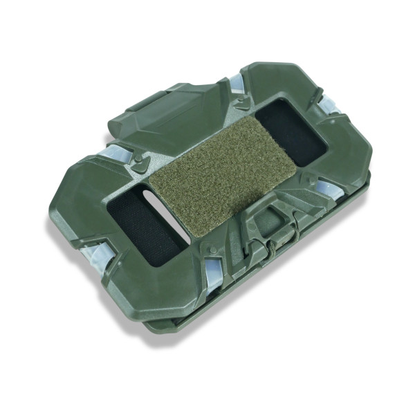 Крепление для смартфона MOLLE, откидной холдер, олива