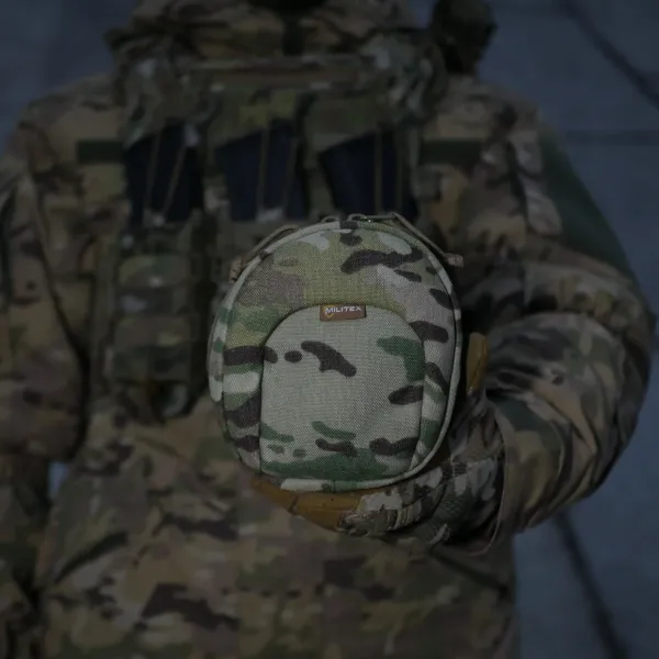 Подсумок Militex (L) для защиты наушников наушники Cordura original USA Мультикам